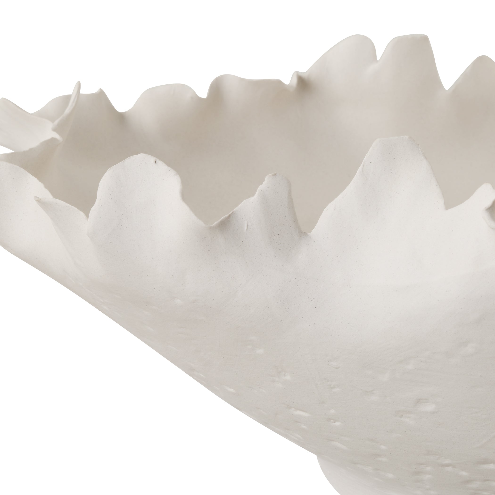 Uttermost Home Decor Uttermost Blossom Short Off-white Bowl