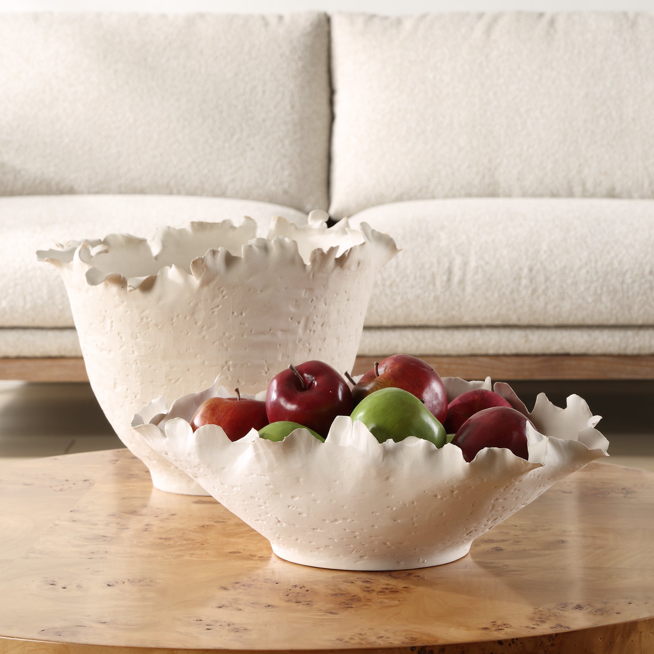Uttermost Home Decor Uttermost Blossom Tall Off-white Bowl
