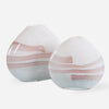 Uttermost Home Decor Uttermost Blush Swirl Glass Vases, S/2