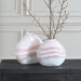 Uttermost Home Decor Uttermost Blush Swirl Glass Vases, S/2