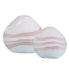 Uttermost Home Decor Uttermost Blush Swirl Glass Vases, S/2
