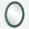 Uttermost Home Decor Uttermost Bonaire Teal Blue Oval Mirror