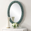 Uttermost Home Decor Uttermost Bonaire Teal Blue Oval Mirror
