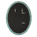 Uttermost Home Decor Uttermost Bonaire Teal Blue Oval Mirror