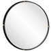 Uttermost Home Motor Freight - Rate to be Quoted Uttermost Bonded Round Black Mirror