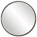 Uttermost Home Motor Freight - Rate to be Quoted Uttermost Bonded Round Black Mirror