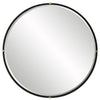 Uttermost Home Motor Freight - Rate to be Quoted Uttermost Bonded Round Black Mirror