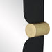 Uttermost Home Motor Freight - Rate to be Quoted Uttermost Bonded Round Black Mirror