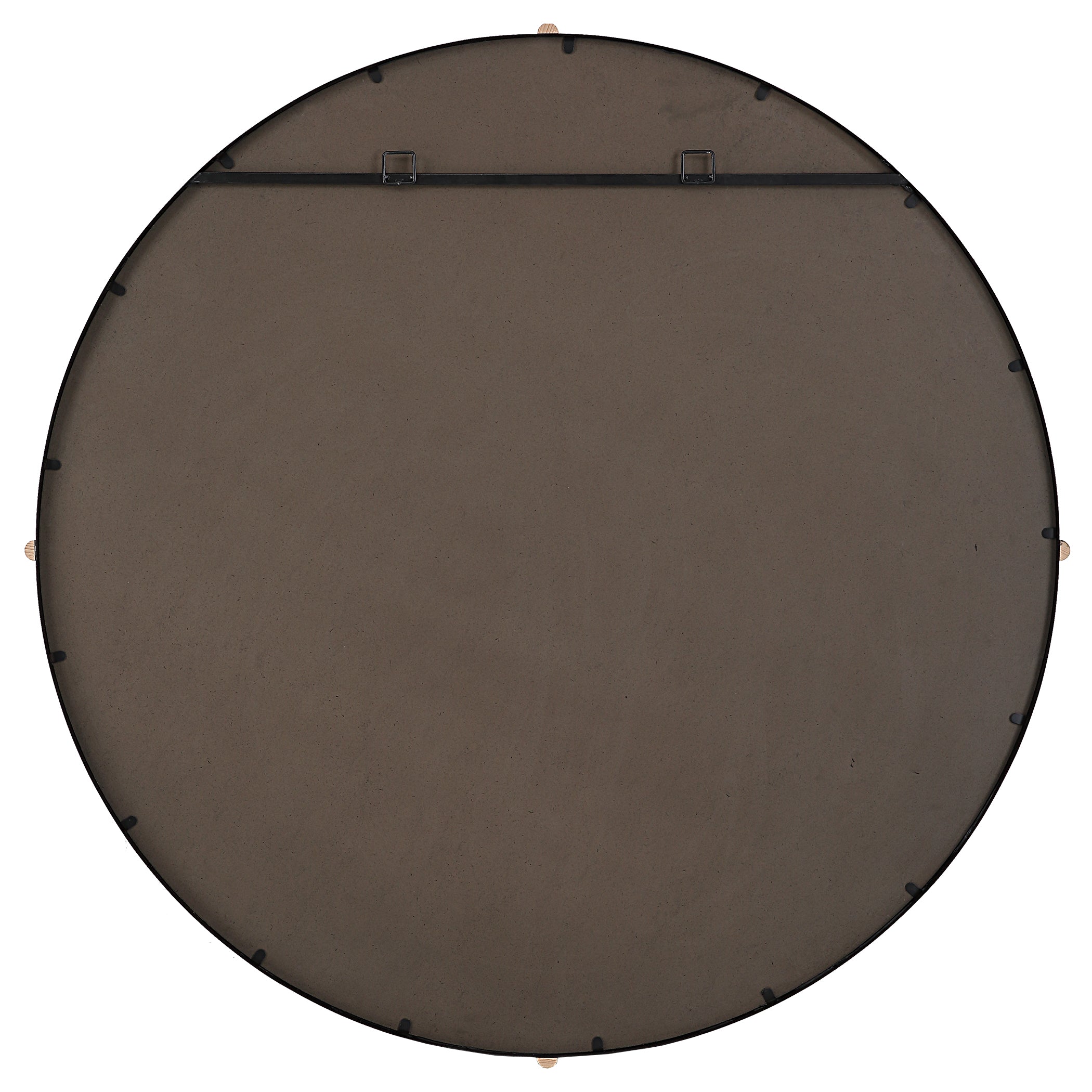 Uttermost Home Motor Freight - Rate to be Quoted Uttermost Bonded Round Black Mirror