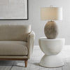 Uttermost Furniture Uttermost Bongo White Rattan Side Table