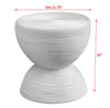 Uttermost Furniture Uttermost Bongo White Rattan Side Table