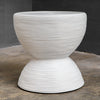Uttermost Furniture Uttermost Bongo White Rattan Side Table