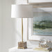 Uttermost Lighting Uttermost Booker Thin Brass Table Lamp