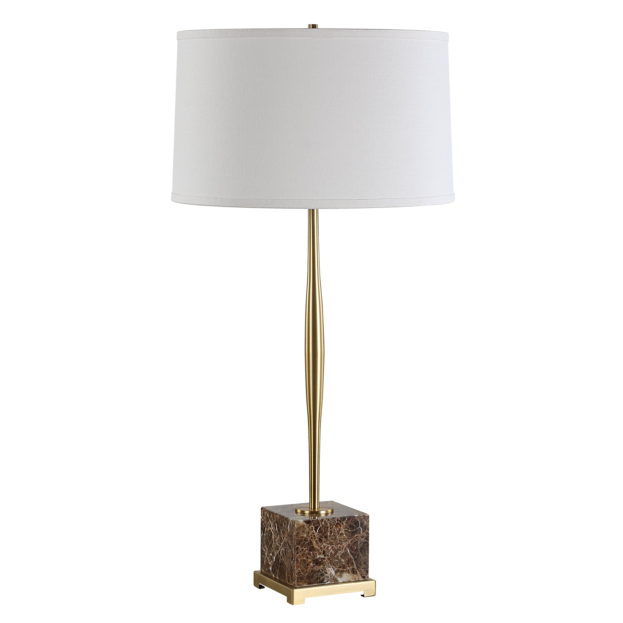 Uttermost Lighting Uttermost Booker Thin Brass Table Lamp