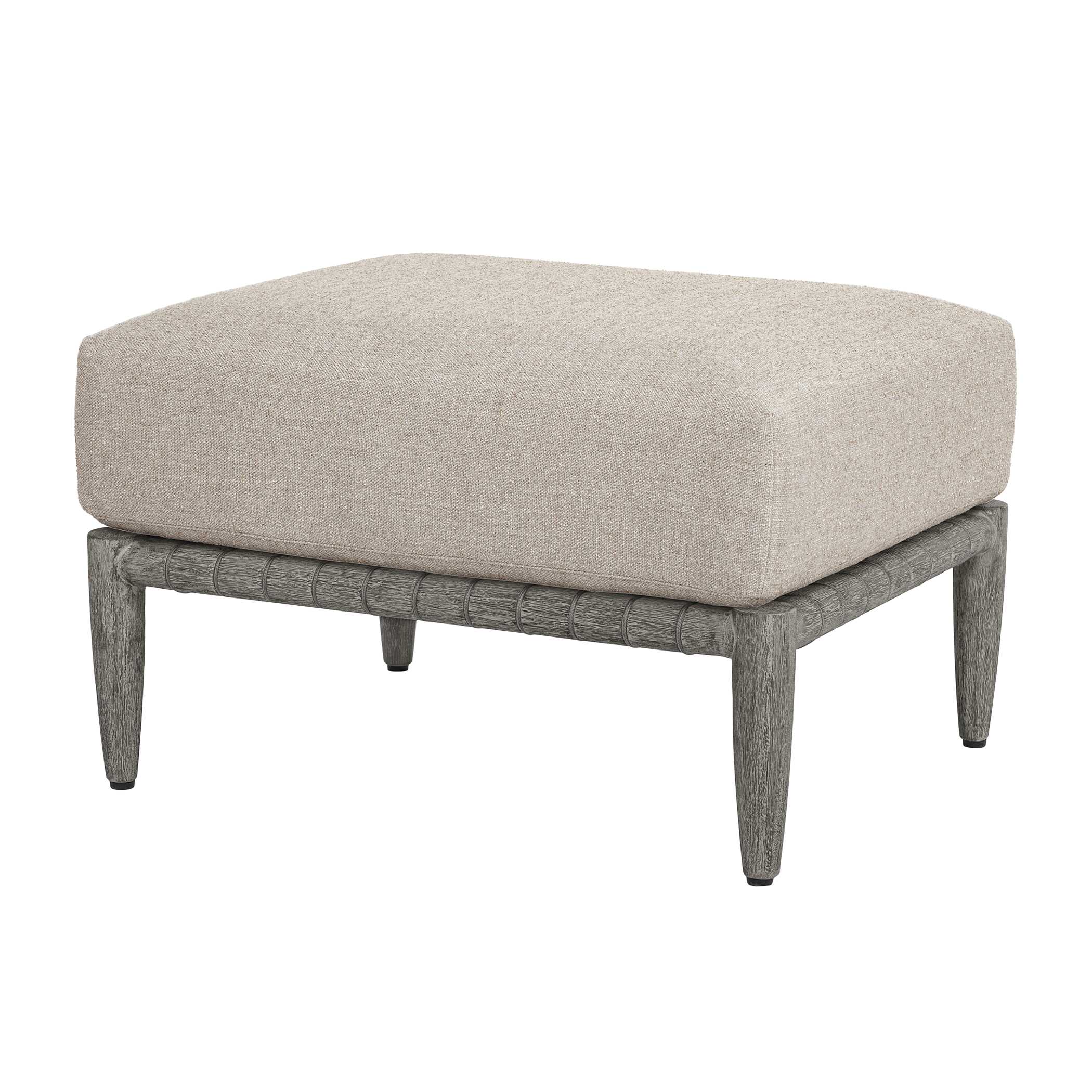 Uttermost Furniture Uttermost Borneo Outdoor Dove Ottoman