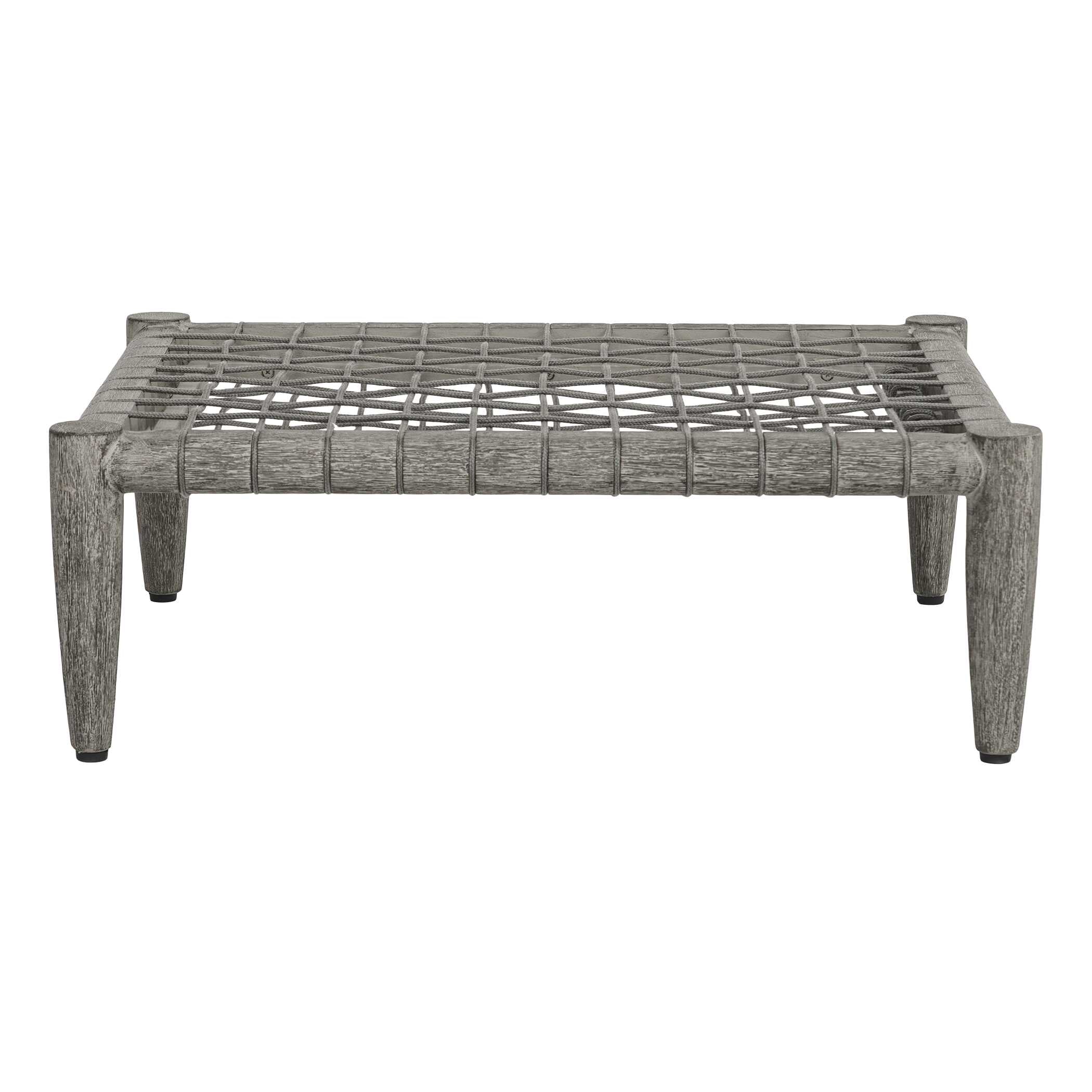 Uttermost Furniture Uttermost Borneo Outdoor Dove Ottoman