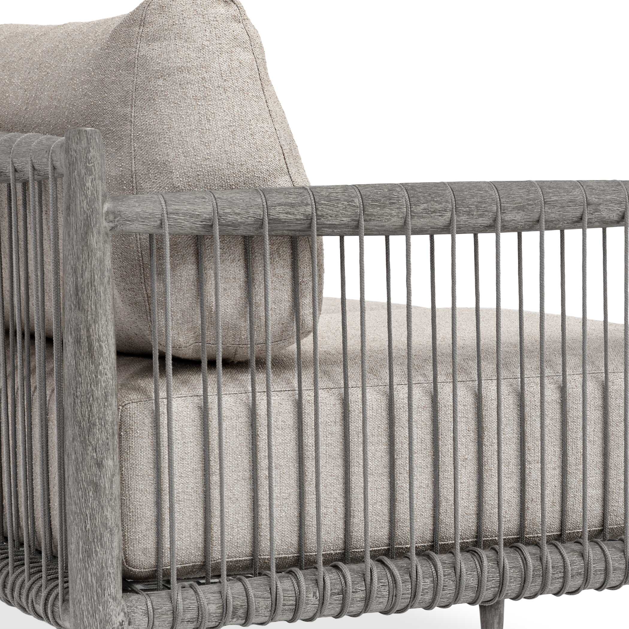 Uttermost Furniture Uttermost Borneo Outdoor Dove Sofa