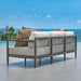 Uttermost Furniture Uttermost Borneo Oyster White Outdoor Sofa