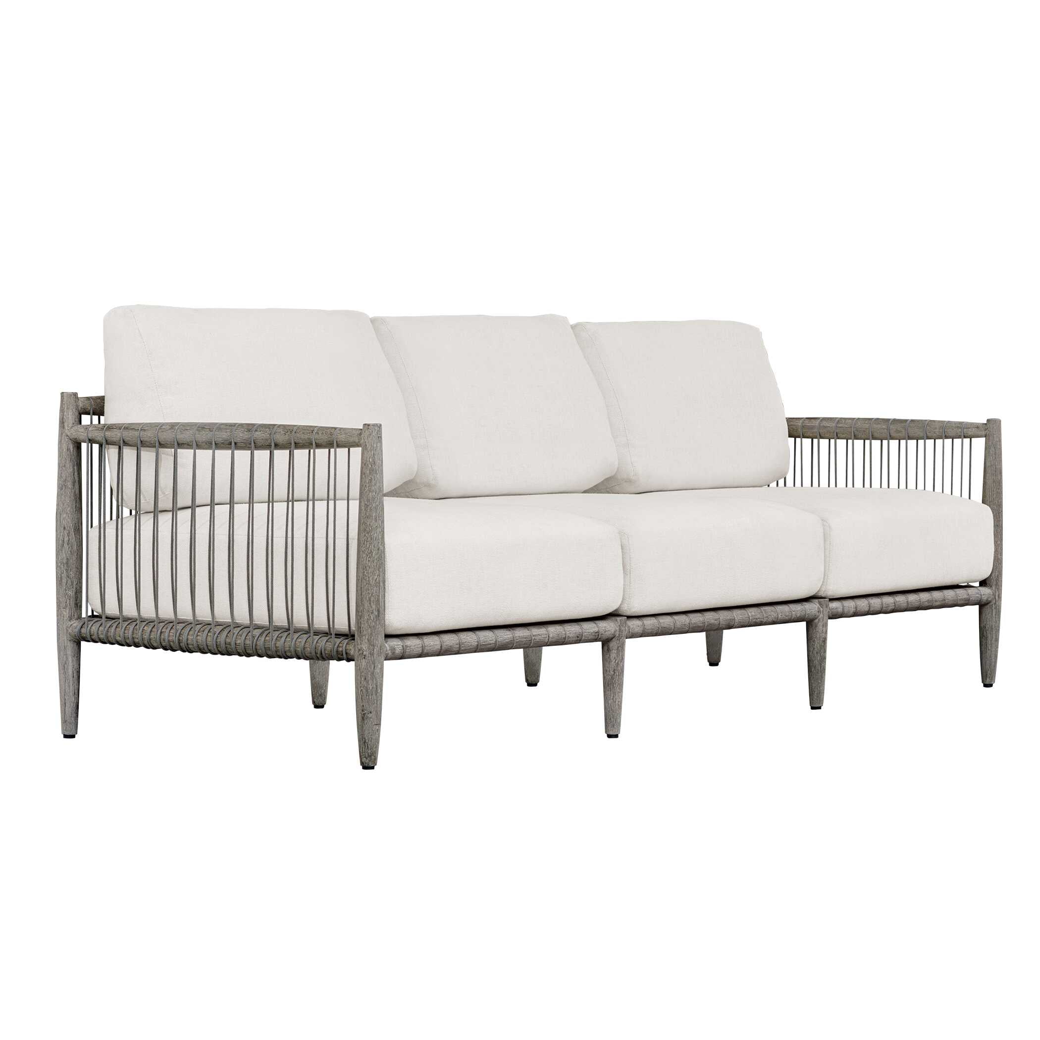 Uttermost Furniture Uttermost Borneo Oyster White Outdoor Sofa