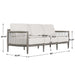 Uttermost Furniture Uttermost Borneo Oyster White Outdoor Sofa