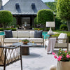Uttermost Furniture Uttermost Borneo Oyster White Outdoor Sofa