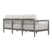 Uttermost Furniture Uttermost Borneo Oyster White Outdoor Sofa