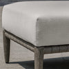 Uttermost Uttermost Borneo White Cushion Outdoor Ottoman