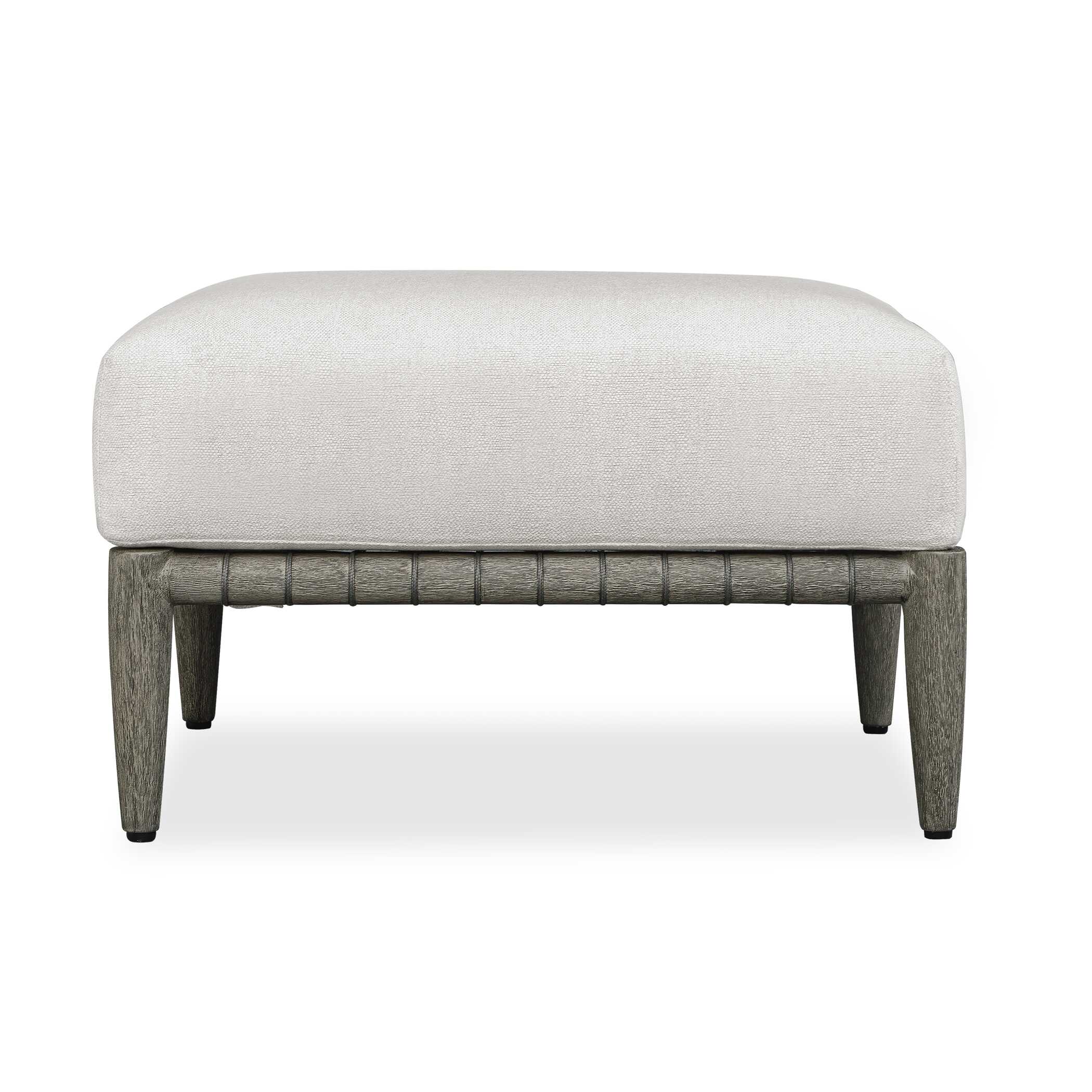 Uttermost Uttermost Borneo White Cushion Outdoor Ottoman