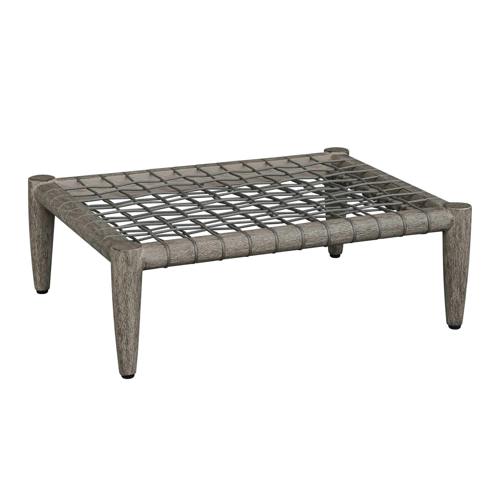 Uttermost Uttermost Borneo White Cushion Outdoor Ottoman