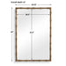 Uttermost Home Decor Uttermost Brass Bamboo Rectangle Mirror