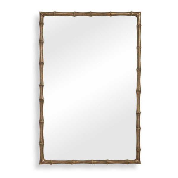 Uttermost Home Decor Uttermost Brass Bamboo Rectangle Mirror