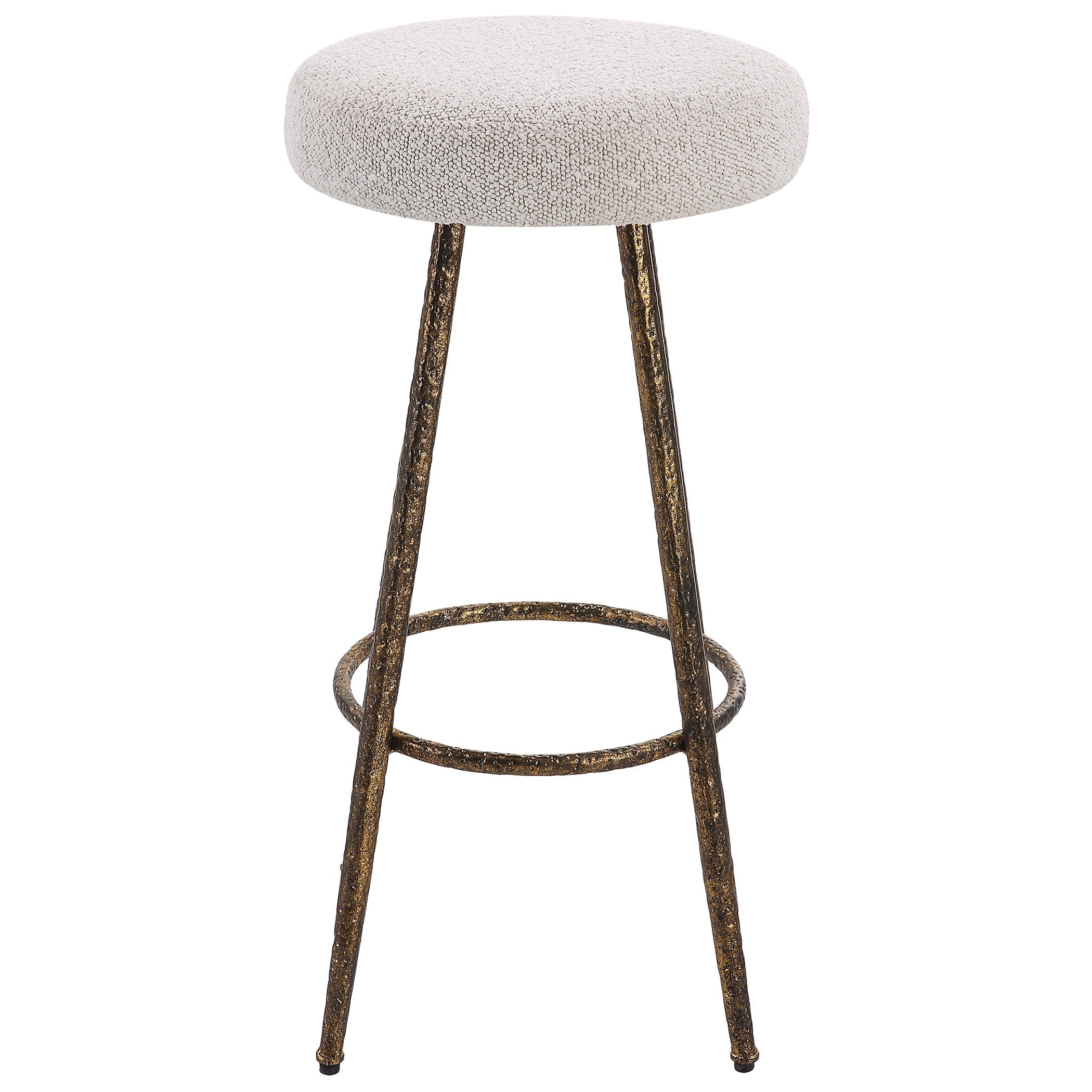 Uttermost Home Uttermost Braven White Fabric Counter Stool