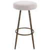 Uttermost Home Uttermost Braven White Fabric Counter Stool