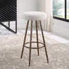 Uttermost Home Uttermost Braven White Fabric Counter Stool