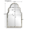 Uttermost Home Decor Uttermost Brayden Antique Arch Mirror