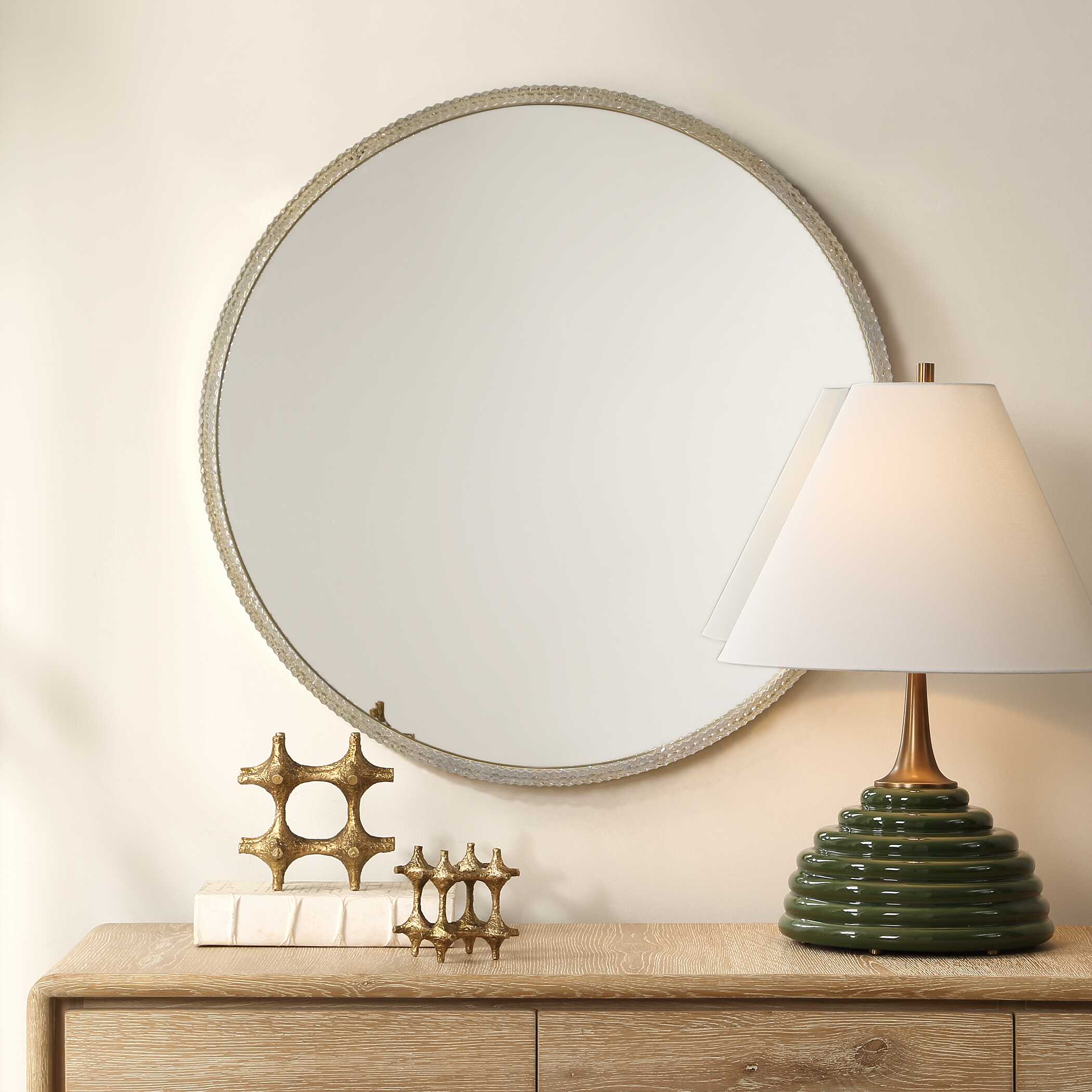 Uttermost Uttermost Break The Ice Round Mirror