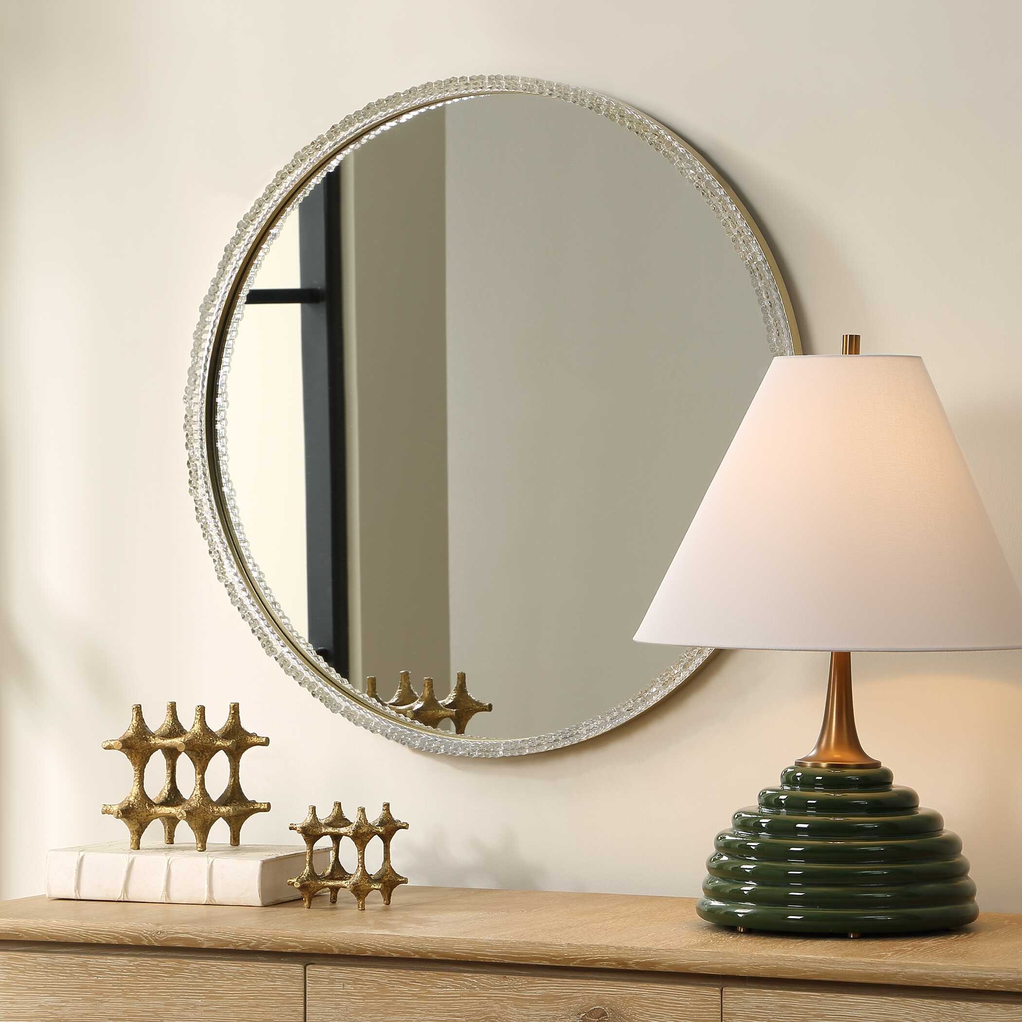 Uttermost Uttermost Break The Ice Round Mirror