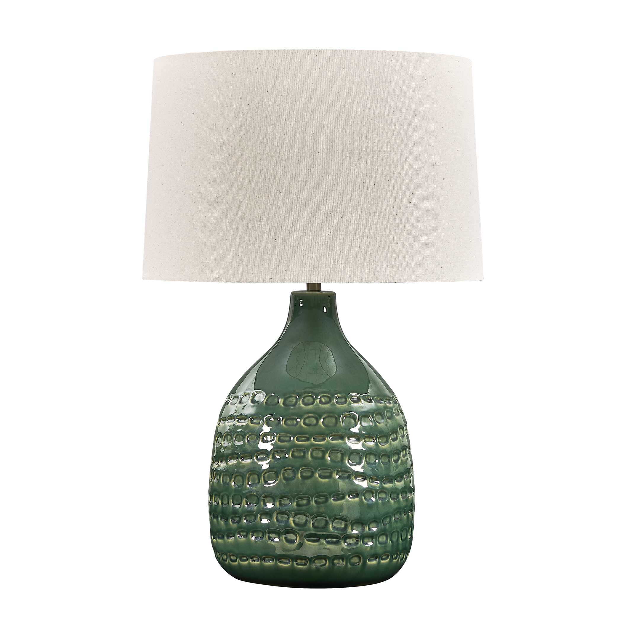 Uttermost Lighting Uttermost Breya Green Glaze Table Lamp