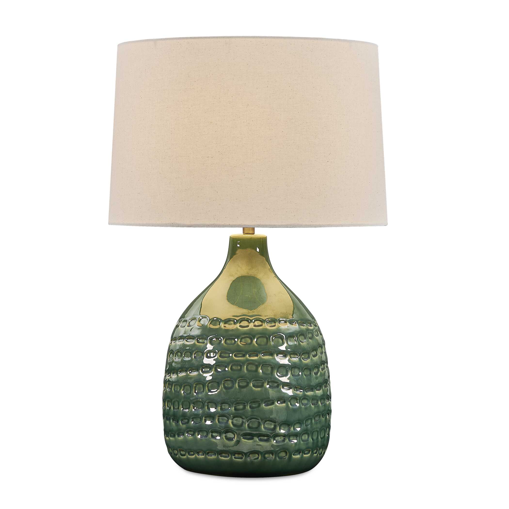 Uttermost Lighting Uttermost Breya Green Glaze Table Lamp
