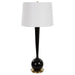 Uttermost Lighting Uttermost Brielle Polished Black Table Lamp