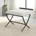Uttermost Home Decor Uttermost Brisby Gray Fabric Small Bench