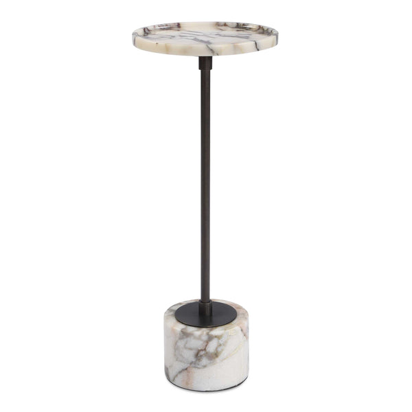 Uttermost Uttermost Brunson White Marble Drink Table