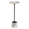 Uttermost Uttermost Brunson White Marble Drink Table
