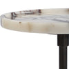 Uttermost Uttermost Brunson White Marble Drink Table