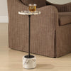 Uttermost Uttermost Brunson White Marble Drink Table