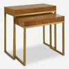 Uttermost Furniture Uttermost Burl-esque Wooden Nesting Tables, S/2