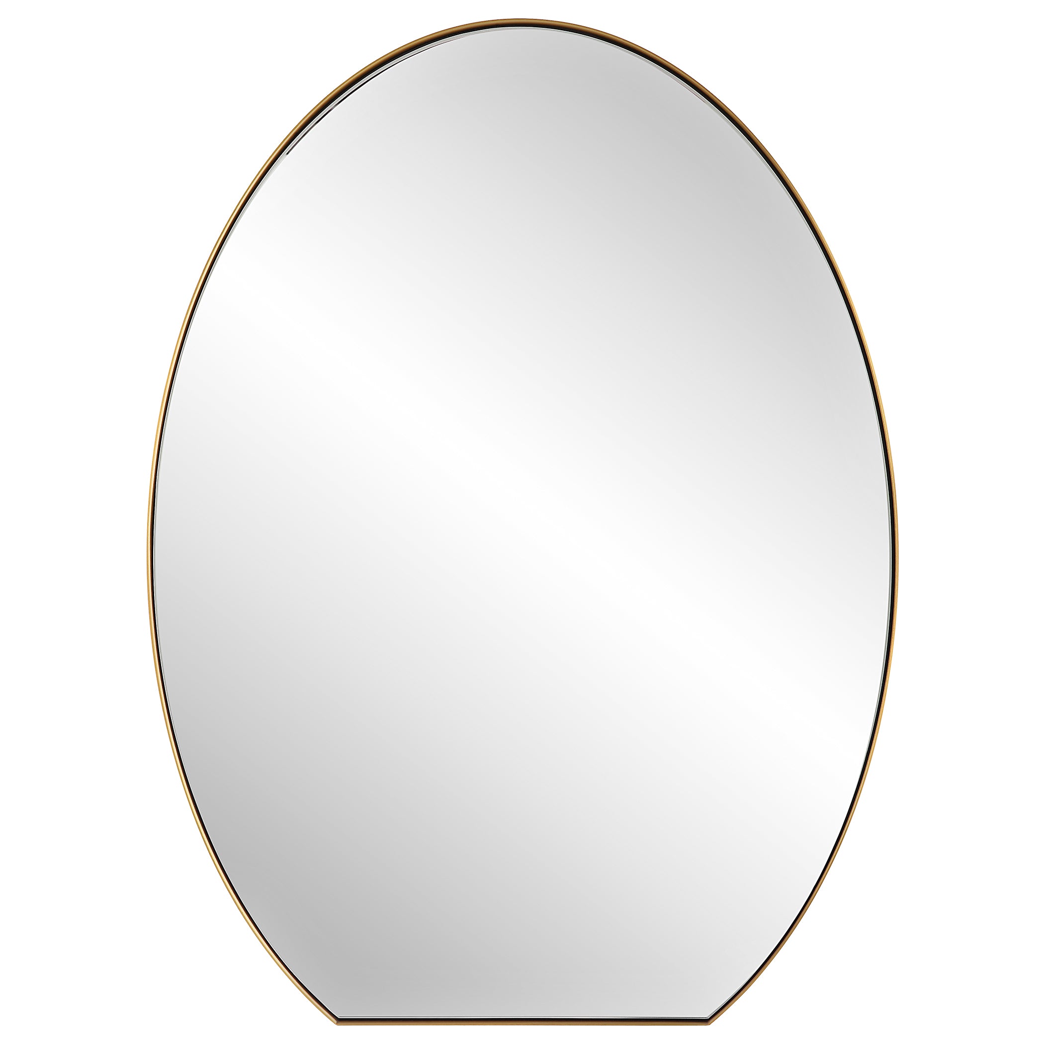 Uttermost Home Decor Uttermost Cabell Brass Oval Mirror