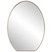 Uttermost Home Decor Uttermost Cabell Brass Oval Mirror