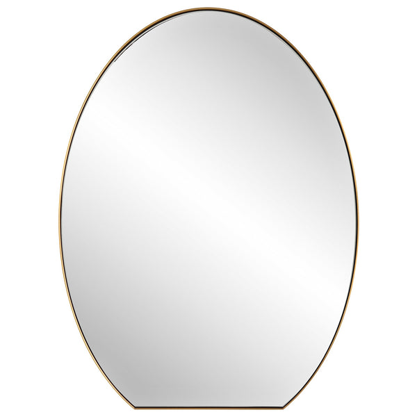 Uttermost Home Decor Uttermost Cabell Brass Oval Mirror
