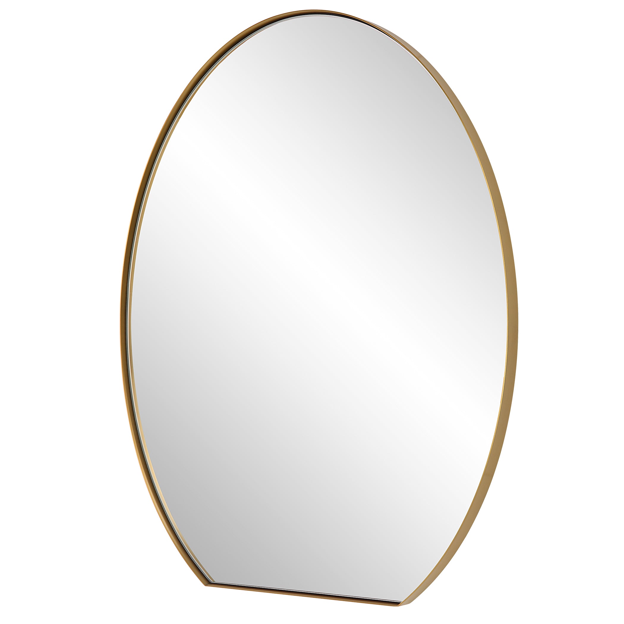 Uttermost Home Decor Uttermost Cabell Brass Oval Mirror